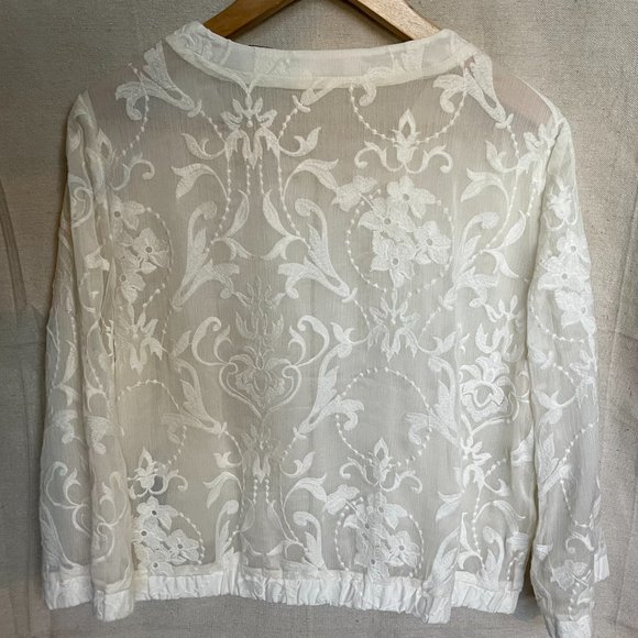 Chico's Black Label Bomber Jacket - Size 1 New with tags - Picture 5 of 5